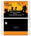 Trick or Treat - Personalized Popcorn Wrapper Halloween Favors thumbnail