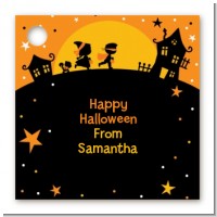 Trick or Treat - Personalized Halloween Card Stock Favor Tags