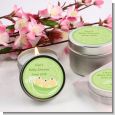 Triplets Three Peas in a Pod Asian Three Girls - Baby Shower Candle Favors thumbnail