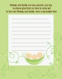 Triplets Three Peas in a Pod Caucasian - Baby Shower Notes of Advice thumbnail