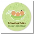 Triplets Three Peas in a Pod Hispanic - Personalized Baby Shower Table Confetti thumbnail