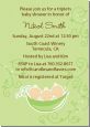 Triplets Three Peas in a Pod Caucasian - Baby Shower Invitations thumbnail