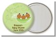 Triplets Three Peas in a Pod African American - Personalized Baby Shower Pocket Mirror Favors thumbnail