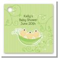 Triplets Three Peas in a Pod Asian - Personalized Baby Shower Card Stock Favor Tags thumbnail