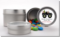 Truck with Rudolph - Custom Christmas Favor Tins