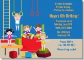 Tumble Gym - Birthday Party Invitations