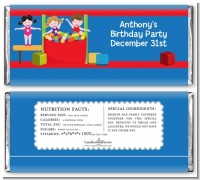 Tumble Gym - Personalized Birthday Party Candy Bar Wrappers