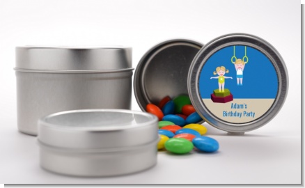 Tumble Gym - Custom Birthday Party Favor Tins