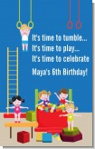 Tumble Gym - Personalized Birthday Party Wall Art