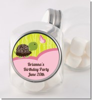 Turtle Girl - Personalized Birthday Party Candy Jar