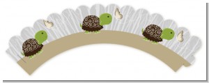Baby Turtle Neutral - Baby Shower Cupcake Wrappers