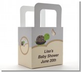 Baby Turtle Neutral - Personalized Baby Shower Favor Boxes