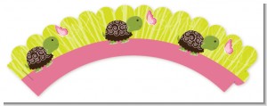 Baby Turtle Pink - Baby Shower Cupcake Wrappers