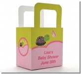 Baby Turtle Pink - Personalized Baby Shower Favor Boxes