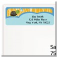 Baby Turtle Blue - Baby Shower Return Address Labels thumbnail