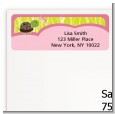 Baby Turtle Pink - Baby Shower Return Address Labels thumbnail