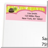 Baby Turtle Pink - Baby Shower Return Address Labels