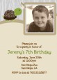 Turtle Neutral - Photo Birthday Party Invitations thumbnail