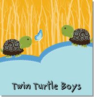 Twin Turtle Boys Baby Shower Theme