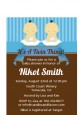 Twin Baby Boys Asian - Baby Shower Petite Invitations thumbnail