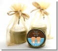 Twin Baby Boys Hispanic - Baby Shower Gold Tin Candle Favors thumbnail