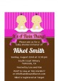 Twin Baby Girls Asian - Baby Shower Petite Invitations thumbnail