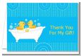 Twin Duck - Baby Shower Thank You Cards thumbnail