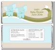 Twin Elephant Boys - Personalized Baby Shower Candy Bar Wrappers thumbnail