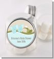 Twin Elephant Boys - Personalized Baby Shower Candy Jar thumbnail