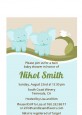 Twin Elephant Boys - Baby Shower Petite Invitations thumbnail