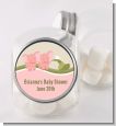 Twin Elephant Girls - Personalized Baby Shower Candy Jar thumbnail