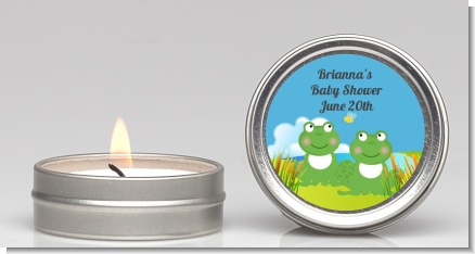 Twin Frogs - Baby Shower Candle Favors