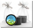 Twin Frogs - Baby Shower Black Candle Tin Favors thumbnail