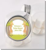 Twin Giraffes - Personalized Baby Shower Candy Jar