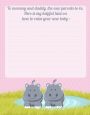 Twin Hippo Girls - Baby Shower Notes of Advice thumbnail