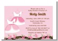 Twin Little Girl Outfits - Baby Shower Petite Invitations thumbnail