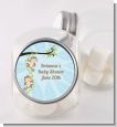 Twin Monkey Boys - Personalized Baby Shower Candy Jar thumbnail