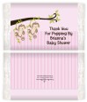 Twin Monkey Girls - Personalized Popcorn Wrapper Baby Shower Favors thumbnail