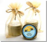 Twin Turtle Boys - Baby Shower Gold Tin Candle Favors