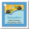 Twin Turtle Boys - Personalized Baby Shower Card Stock Favor Tags thumbnail