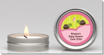 Twin Turtle Girls - Baby Shower Candle Favors