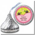 Twin Turtle Girls - Hershey Kiss Baby Shower Sticker Labels thumbnail