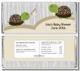 Twin Turtles - Personalized Baby Shower Candy Bar Wrappers thumbnail