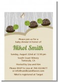 Twin Turtles - Baby Shower Petite Invitations