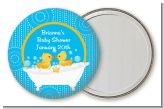 Twin Duck - Personalized Baby Shower Pocket Mirror Favors