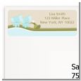 Twin Elephant Boys - Baby Shower Return Address Labels thumbnail