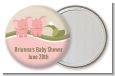 Twin Elephant Girls - Personalized Baby Shower Pocket Mirror Favors thumbnail
