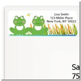 Twin Frogs - Baby Shower Return Address Labels