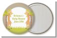 Twin Giraffes - Personalized Baby Shower Pocket Mirror Favors thumbnail