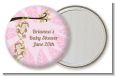 Twin Monkey Girls - Personalized Baby Shower Pocket Mirror Favors thumbnail